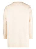Jil Sander logo-print wool jumper