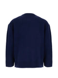 FOUND giraffe-patch intarsia-knit sweater