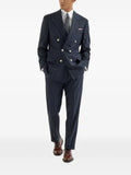 Brunello Cucinelli chalk-stripe double-breasted blazer